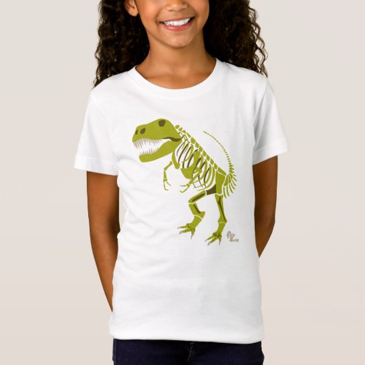 Groen T Rex-Shirt T-shirt (Voorkant)