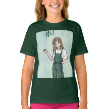 groen t-shirt met leuke design
