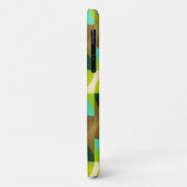 Groen Tan en bruin Leaf Modern Pattern Case-Mate iPhone Case (Achterkant/links)
