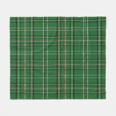 Groen Tartan Fleece Deken (Voorkant (Horizontaal))