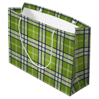 Groen Tartan Large Cadeauzakje
