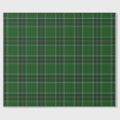 Groen Tartan Patroon Cadeaupapier (Vlak)