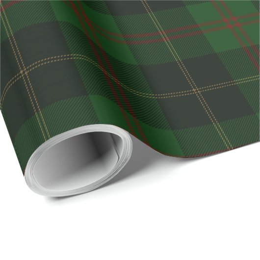 Groen Tartan Pset Scottish Pattern Cadeaupapier (Rol Hoek)