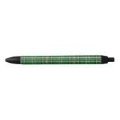 Groen Tartan Zwarte Inkt Pen (Voorkant)