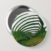 Groen Tattoo Ronde Button 4,0 Cm (Voorkant /achterkant)