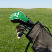Groen Te Arm Voor Golf Nog Hier Ben Ik Golfheadcover (Insitu)