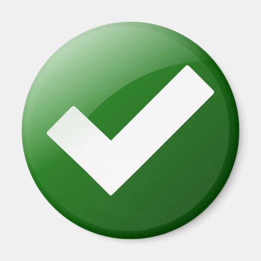 Groen teken schrijven symbool magneet (Voorkant)