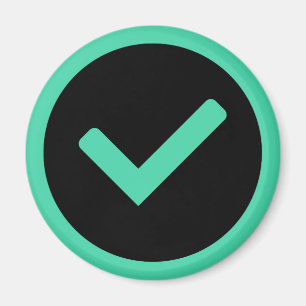 Groen teken schrijven symbool magneet