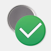 Groen teken schrijven symbool magneet (Voorkant / Achterkant)