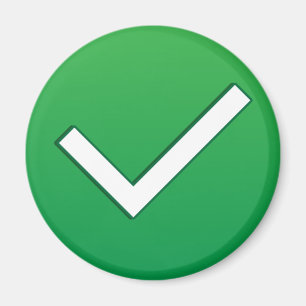 Groen teken schrijven symbool magneet