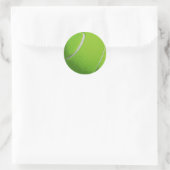 Groen tennis ronde sticker (Tas)