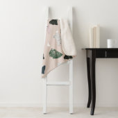 Groen Terrazzo Patroon Sherpa Deken (In situ)