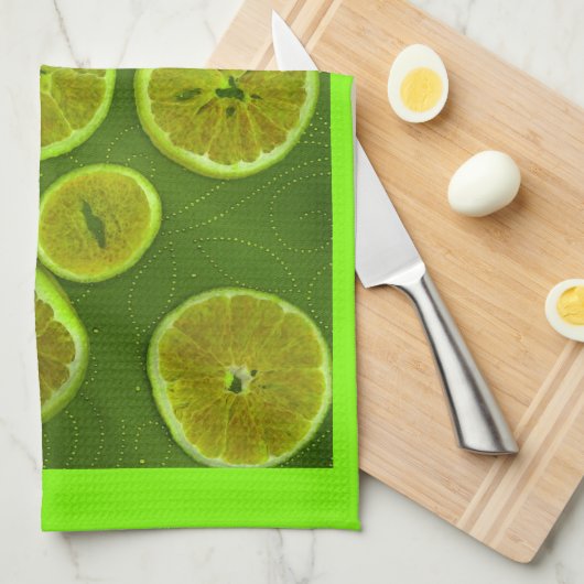 Groen Theedoek (Quarter Fold)