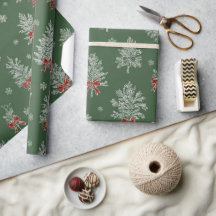 Groen Toile Kerstboom Patroon