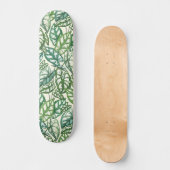 Groen tropisch lederen patroon skateboard (Voorkant)