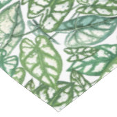 Groen tropisch lederen patroon tafelkleed (Gekanteld)