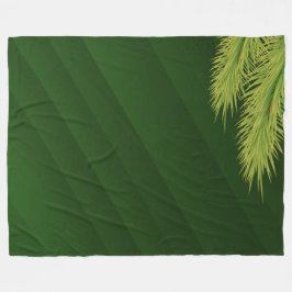 Groen Tropisch Palmblad Natuur Design Fleece Deken