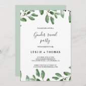 Groen Tropische Eucalyptus Geslacht Onthulling Par Kaart (Voorkant / Achterkant)