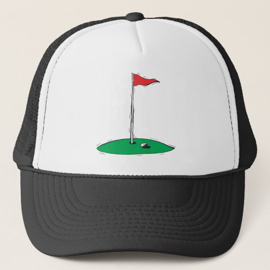 Groen Trucker Pet (Voorkant)
