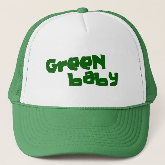 Groen Trucker Pet (Voorkant)
