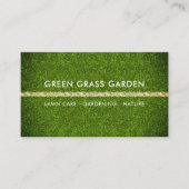 Groen Tuinieren Grass Football Landschap Visitekaartje (Voorkant)