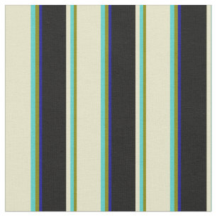 Groen, Turquoise, Bleek Goldenrod, zwart, donkerbl Stof