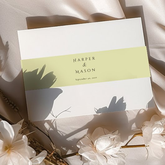 Groen Uitnodigingen Wikkel