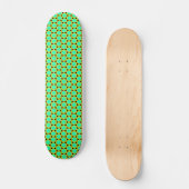 Groen veelhoekpatroon skateboard (Voorkant)