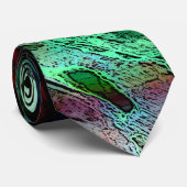 Groen veelkleurig Stropdas (Opgerold)