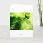 Groen veld - Wenskaarten Kaart (Achterkant)