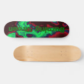 Groen verbranden skateboard (Horizontaal)