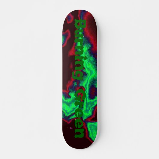 Groen verbranden skateboard (Voorkant)