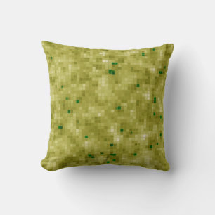 Groen, verfijnd design kussen
