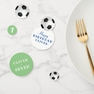 Groen Verjaardag Voetbal Football Verjaardagsfeest Confetti