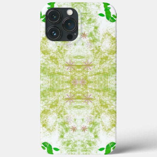 Groen verlaat iPhone hoesje (Achterkant)