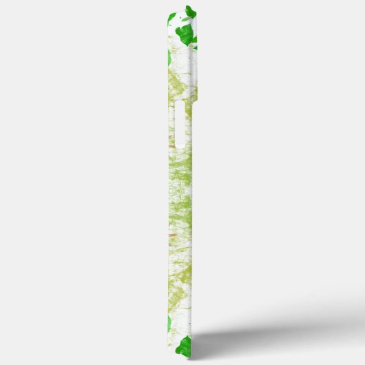 Groen verlaat iPhone hoesje (Achterkant / Rechts)