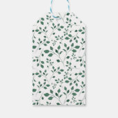 Groen verlaat waterverf | Welkom bruiloft Cadeaulabel (Achterkant)