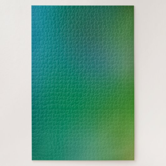 Groen verloop fris bokeh vervaging minimalistisch legpuzzel (Verticaal)