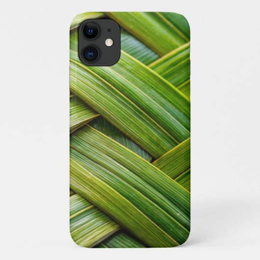 Groen vers bamboeweefsel Case-Mate iPhone case (Achterkant)