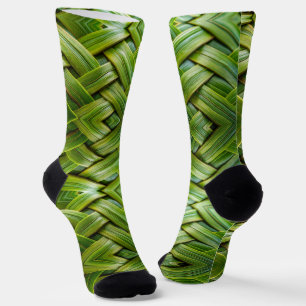 Groen vers bamboeweefsel sokken