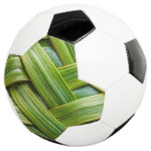 Groen vers bamboeweefsel voetbal (Drie kwart)