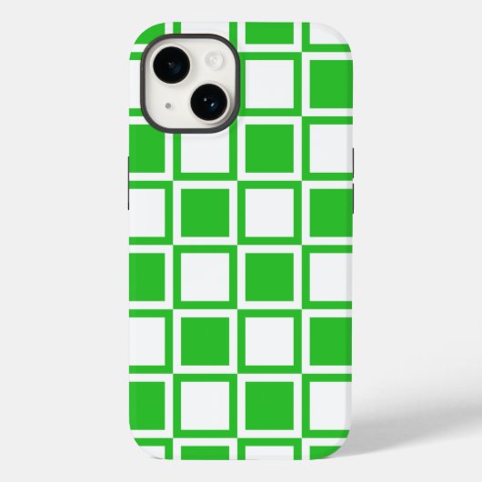Groen Vet Vierkant Case-Mate iPhone Case (Achterkant)