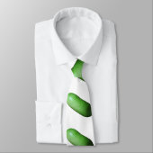 Groen vierkant (wintermeloen) stropdas (Gebonden)