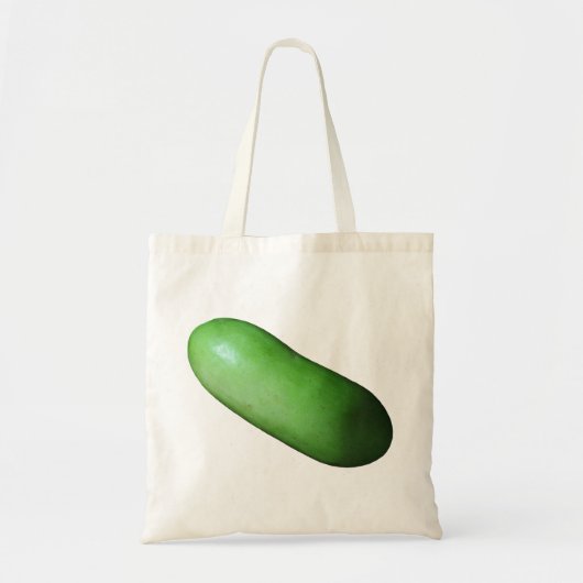 Groen vierkant (wintermeloen) tote bag (Voorkant)