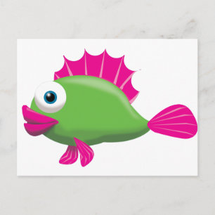 GROEN VIS BRIEFKAART