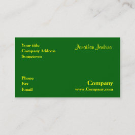 Groen Visitekaartje