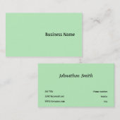 Groen Visitekaartje (Voorkant / Achterkant)