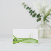 Groen Visitekaartje 3 (Staand voorkant)