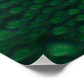 Groen vochtig poster (Hoek)