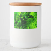 groen voedselcontainer etiket (Voorkant)